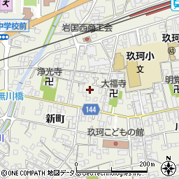 山口県岩国市玖珂町6025-1周辺の地図