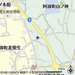 徳島県阿波市阿波町東柴生244周辺の地図