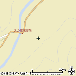 和歌山県有田郡有田川町久野原422周辺の地図