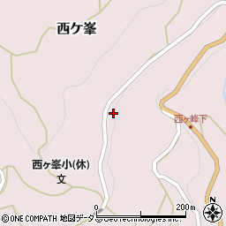 和歌山県有田郡有田川町西ケ峯22周辺の地図