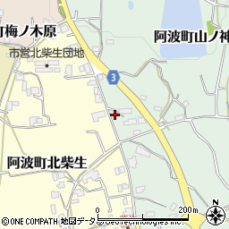 徳島県阿波市阿波町東柴生252周辺の地図