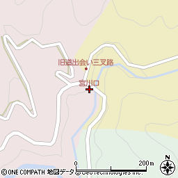 宮川口周辺の地図