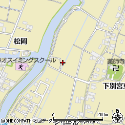徳島県徳島市川内町下別宮西332周辺の地図