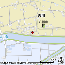 徳島県徳島市国府町東黒田古川109周辺の地図