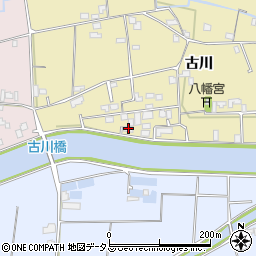 徳島県徳島市国府町東黒田古川116周辺の地図