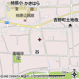 徳島県阿波市吉野町柿原（谷）周辺の地図