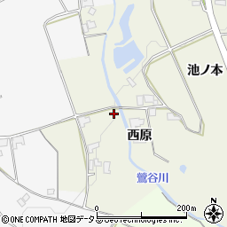 徳島県阿波市市場町切幡（西原）周辺の地図