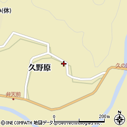 和歌山県有田郡有田川町久野原894周辺の地図