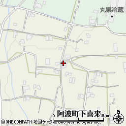 徳島県阿波市阿波町下喜来101-1周辺の地図