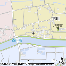徳島県徳島市国府町東黒田古川118-3周辺の地図