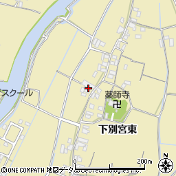 徳島県徳島市川内町下別宮西周辺の地図