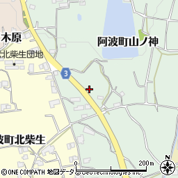 徳島県阿波市阿波町東柴生256周辺の地図
