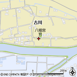 徳島県徳島市国府町東黒田古川8-2周辺の地図