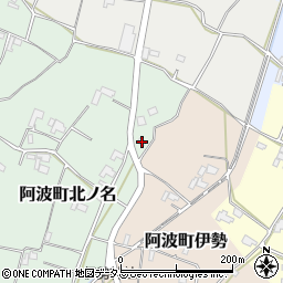徳島県阿波市阿波町北ノ名6周辺の地図