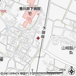 香川県観音寺市大野原町花稲894周辺の地図