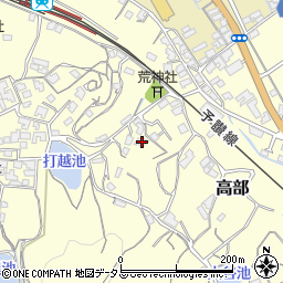 愛媛県今治市高部646周辺の地図