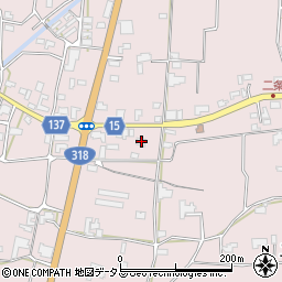 徳島県阿波市吉野町柿原西二条267周辺の地図