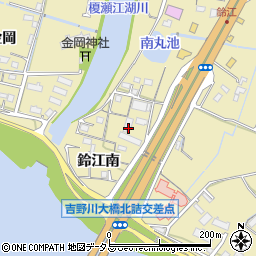 徳島県徳島市川内町鈴江南周辺の地図