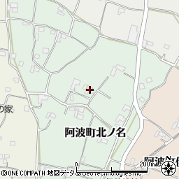 徳島県阿波市阿波町北ノ名22周辺の地図