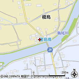 徳島県徳島市国府町東黒田榎島52周辺の地図