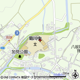 周南市立菊川中学校周辺の地図