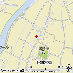 徳島県徳島市川内町下別宮西98周辺の地図