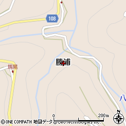 香川県仲多度郡まんのう町勝浦周辺の地図