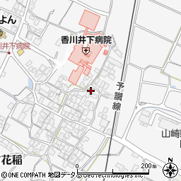 香川県観音寺市大野原町花稲897周辺の地図