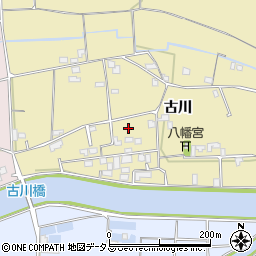 徳島県徳島市国府町東黒田古川周辺の地図