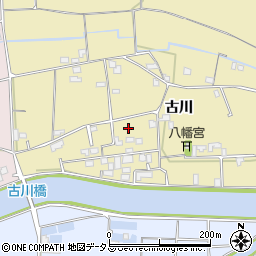 徳島県徳島市国府町東黒田（古川）周辺の地図
