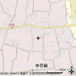 徳島県阿波市吉野町柿原小笠前周辺の地図
