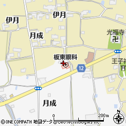 徳島県阿波市土成町水田月成123周辺の地図