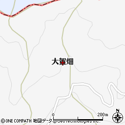 和歌山県有田郡有田川町大賀畑周辺の地図