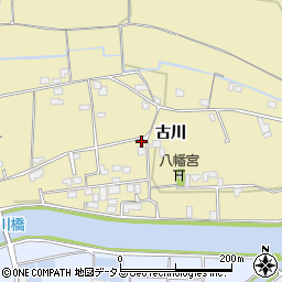徳島県徳島市国府町東黒田古川94周辺の地図