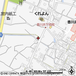 香川県観音寺市大野原町花稲272周辺の地図