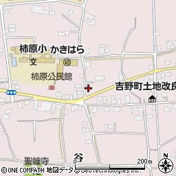徳島県阿波市吉野町柿原植松1周辺の地図