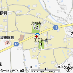 徳島県阿波市土成町秋月中ノ王子150-1周辺の地図