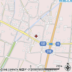徳島県阿波市吉野町柿原原122周辺の地図