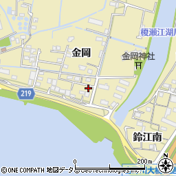 徳島県徳島市川内町金岡12周辺の地図