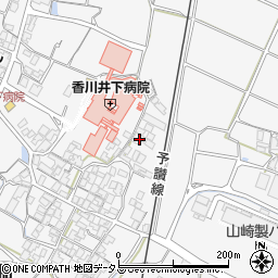 香川県観音寺市大野原町花稲841周辺の地図