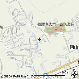 山口県岩国市玖珂町阿山6394-18周辺の地図