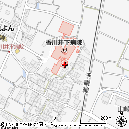 香川県観音寺市大野原町花稲822周辺の地図