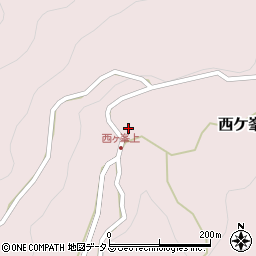 和歌山県有田郡有田川町西ケ峯1302周辺の地図