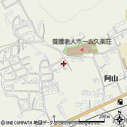 山口県岩国市玖珂町阿山6394-7周辺の地図