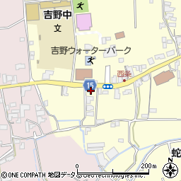 徳島県阿波市吉野町西条大西151周辺の地図