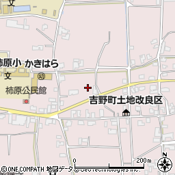 徳島県阿波市吉野町柿原植松26周辺の地図