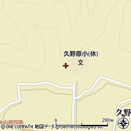 和歌山県有田郡有田川町久野原1235周辺の地図