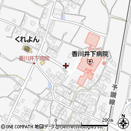 香川県観音寺市大野原町花稲800周辺の地図