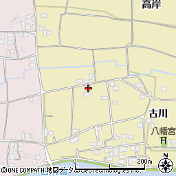 徳島県徳島市国府町東黒田古川155-1周辺の地図