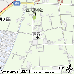 徳島県徳島市国府町芝原西沢73周辺の地図